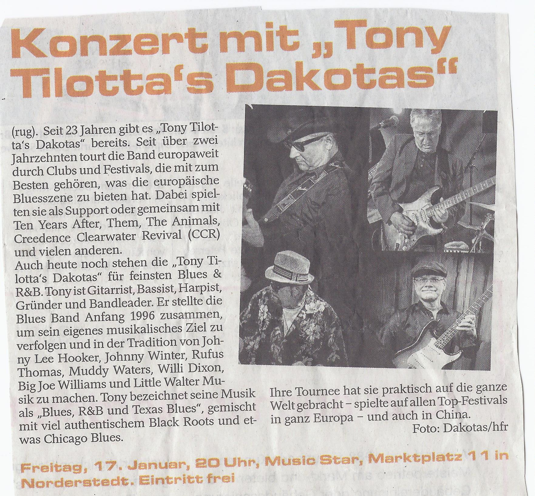 Dakotas Musicstar 17.01.2020